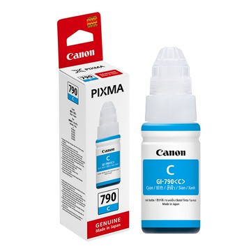 CANON GI-790 C 原廠藍色墨水匣(For G系列)