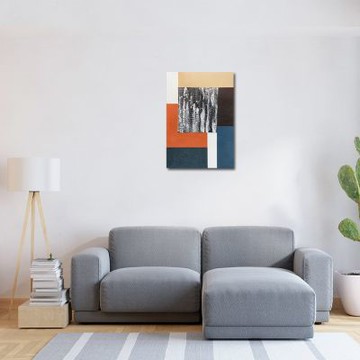 御畫房 當代國家級展覽畫家 抽象系列手繪油畫70×100cm(DB-147)