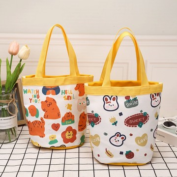 Baby童衣 老虎便當袋 餐袋 女生日系小包 手機錢包外出提袋 環保袋11705