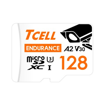 TCELL MicroSDXC UHS-I (A2)U3 128GB 監控專用記憶卡-5入組