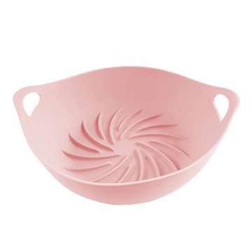 SiliPot 韓國鉑金矽膠氣炸鍋內鍋  一體成型  可堆疊易收納  耐熱-40~250°C  230 x 80 x 650mm  1個