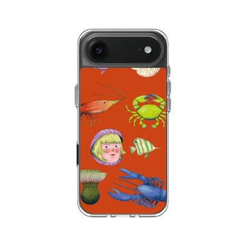 iPhone Air Clear Case（相機按鈕） 透明 - Chubbynida - 烈焰海之舞
