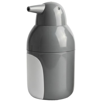 QUALy Penguin Soap Dispenser 冰原企鵝 皂液罐 8 x 9 x 15.6cm 300ml  灰色  1個