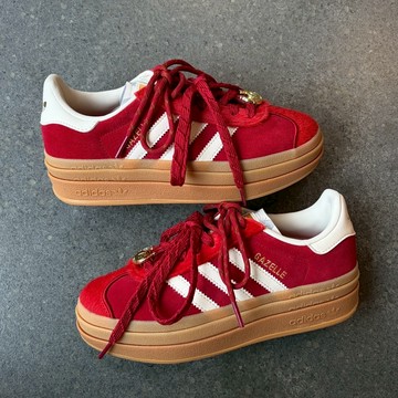 ADIDAS ORIGINALS CNY x GAZELLE BOLD 2026馬年限定 紅色 仿馬毛 德訓鞋 女鞋 KJ4293