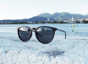 2is MapE 太陽眼鏡 偏光 │百搭梨形框│黑色