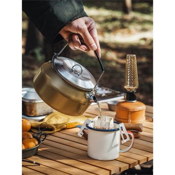 Thous Winds千風戶外不銹鋼燒水壺露營野炊辦公室大容量煮茶壺