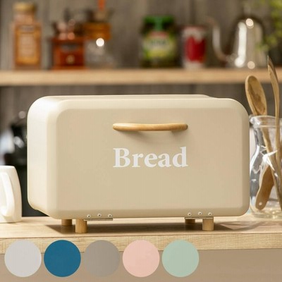 ブレッドケース ボワット・ボックス （ キッチン収納 パンケース ブレッドボックス 調味料収納 小物収納 食器収納 北欧 北欧風 スチール ）