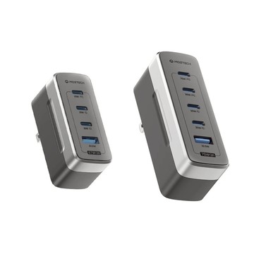 MOZTECH 75W 氮化鎵 充電頭 充電器 電源供應器 多孔充電頭 快充充電頭 GaN 充電器 安卓 蘋果