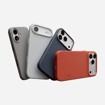 iPhone17全系列 磁吸皮革手機殼 MOVAS™ i17 Pro - 象灰