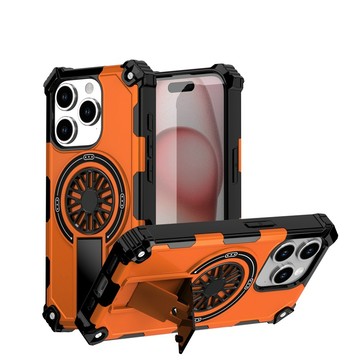 磁吸陀螺支架 適用蘋果17 16pro手機殼iPhone15promax摺疊支點14plus車載13 i12 11