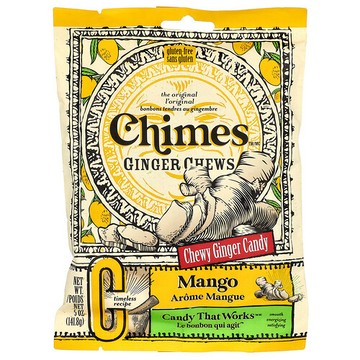 Chimes, 姜糖，芒果味，5 盎司（141.8 克）
