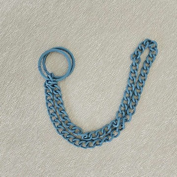 Maison de Auri 針織提包背帶/ Strap 背帶/ Chain 鏈背帶 藍色