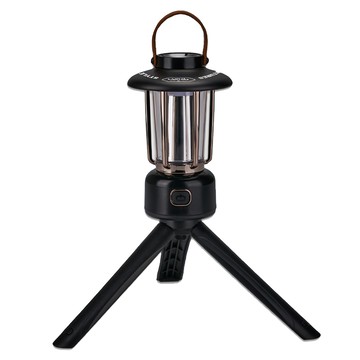 WellHike 玩客 復古金屬露營燈 + 三腳架  黑色  1組
