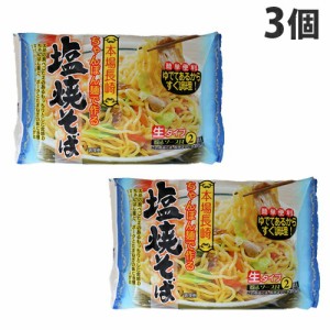 狩野ジャパン 新塩焼そば 2食入×3個