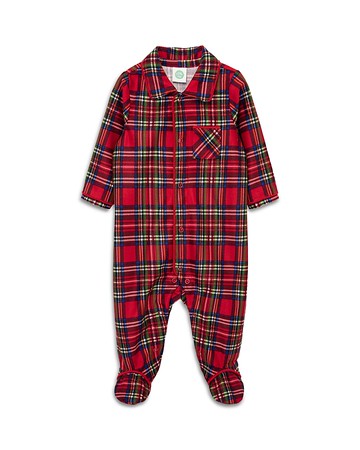 Little Me Boys' Plaid Footie - Baby