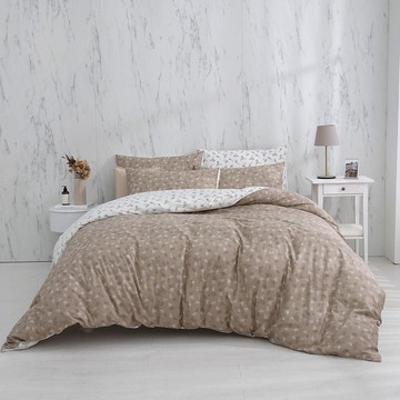 雙人兩用被套床包組/ 100%精梳純棉 / 純棉 / 亞米 [鴻宇] 台灣製 - C20158