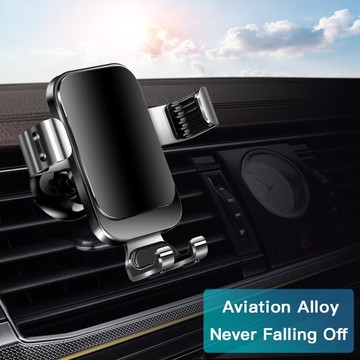 �人氣熱賣??手機車載支架汽車導航支撐固定內飾用品出風口通用車載手機支架