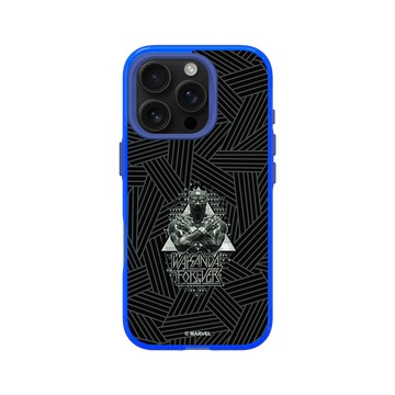 iPhone 16 Pro Clear 激光藍 - 迪士尼-漫威 Marvel - 黑豹-Wakanda Forever