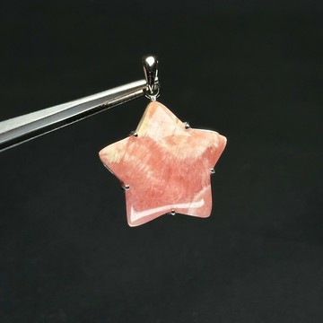 阿根廷紅紋石｜星星 阿根廷紅紋石 女神 魅力石  配得感 自信 力量 天然能量項鍊 S25AB19-029