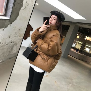 冬季時尚韓版寬松大碼短款羽絨服