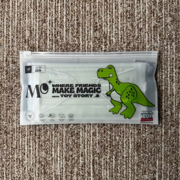 反斗奇兵4層一次性口罩 - 橄欖綠 (12片裝) - 抱抱龍