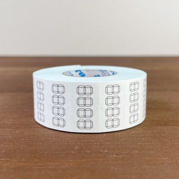 手帳標籤貼紙 數位數字 黑色 日本製 標籤貼紙 卷裝貼紙 ls-008
