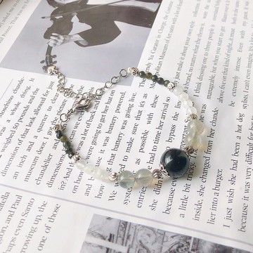 月亮石 金曜石 愛情運 水晶 手鈪 手鏈 手鍊 手環 客製