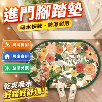 進門墊 腳踏墊 腳墊 軟硅藻泥衛生間吸水防滑墊浴室速幹墊厠所耐臟腳墊進門入戶門地墊 廚房地墊 矽藻土地墊 浴室地墊