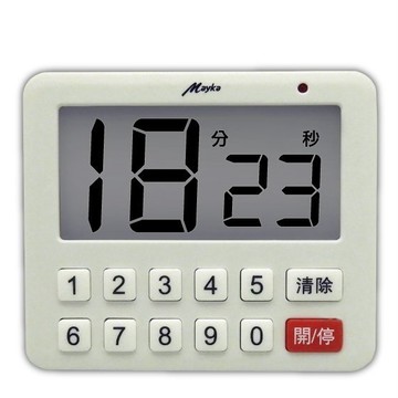 貓｜Mayka 明家 電子計時器 TM-E24 大音量 大螢幕 靜音 閃燈 磁吸