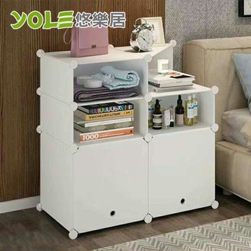 YOLE悠樂居-隨心DIY百變組合角落置物櫃-2列3層(A-3)