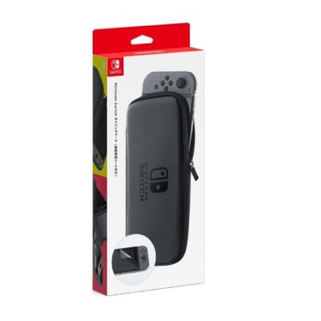 【Nintendo 任天堂】Switch 原廠便攜包-內附 Switch/OLED 保貼各1 台灣公司貨