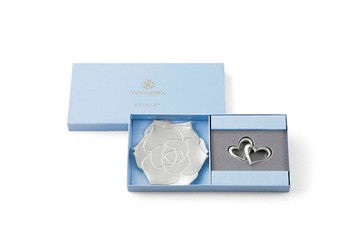 心心相印花托筷架禮盒組