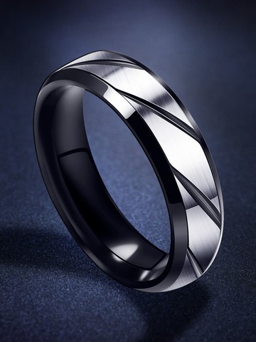 鈦鋼男士戒指ins潮男個性指環輕奢小眾嘻哈簡約單身食指男戒潮流