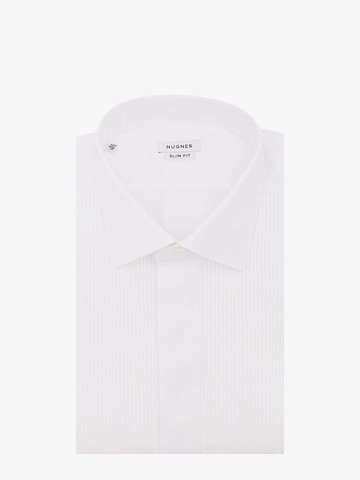 Cotton shirt with plastron - NUGNES 1920 - gender_Man