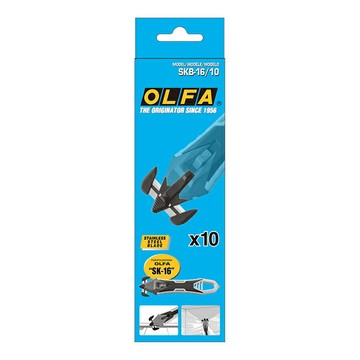 OLFA 刀片可替換式 安全工作刀備用刀片 10片入 /組 SKB-16/10B ( 日本內銷型號XB239-10 )【APP滿額下單4%點數(單一帳號最高1000點)】7/31止