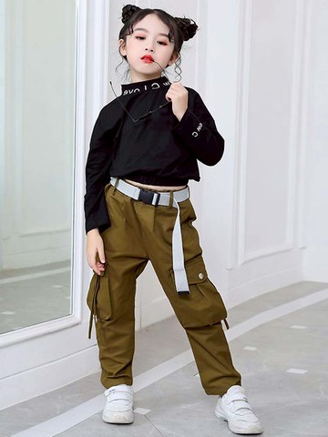 女童休秋季新款春秋洋氣松中大童髦工兒童子