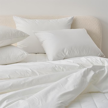 Amante 韓國製 60支高密度超級純棉薄被  SS(150 x 200cm)  白色