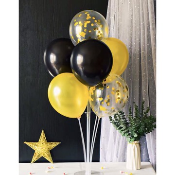 🌸可娜的夢想角落🌸[現貨]【桌上立柱 氣球桌飄 含底座】🌟🌟生日氣球佈置 派對氣球 寶寶周歲慶祝 鋁箔氣球