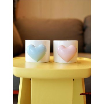 賓晟垠原創愛心氣球咖啡杯韓國獨立設計師藝術禮物結婚情侶紀念日