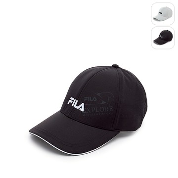 【FILA】經典LOGO帽-黑色 HTZ-5006-BK