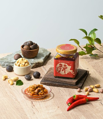 梅山茶油合作社 苦茶油堅果辣椒醬三入組 辦公室團購第一名