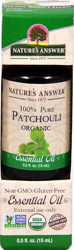 Nature's Answer 100% Pure Organic Essential Oil Patchouli 0.5 fl oz