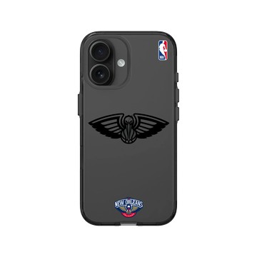 iPhone 16 Clear (相機按鈕) 酷墨灰 - NBA - B&W-新奧爾良鵜鶘 New Orleans Pelicans B&W