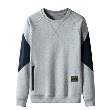 公司新貨 春秋款外貿出口尾單撿漏拼接衛衣男裝剪標套頭上衣休閑