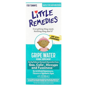 Little Remedies, 腸痛水，適合腹痛，4 液量盎司（全全8 毫升）