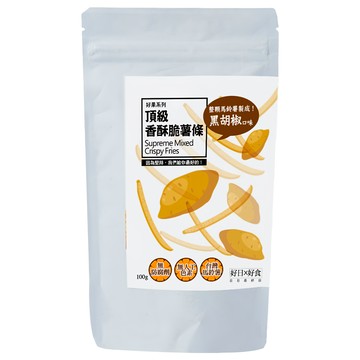 好日好食 香酥脆薯條 嚴選台灣馬鈴薯 無防腐劑  100g  1包