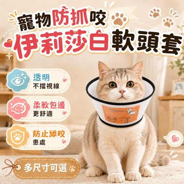 現貨 伊麗莎白頭套 寵物頭套 羞恥圈 防舔圈 狗狗頭套 防舔頭套 伊莉莎白頸圈 伊莉莎白圈 貓軟頭套【 毛孩童樂會 】