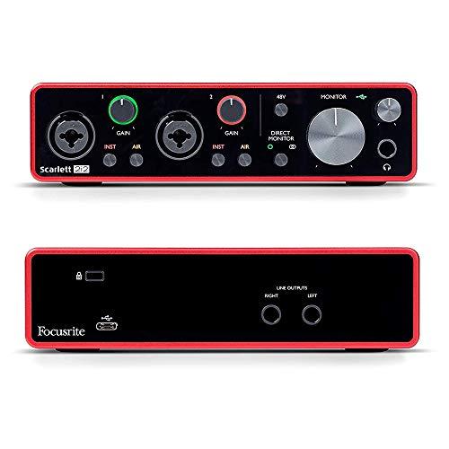 Focusrite フォーカスライト オーディオインターフェース 2イン 2アウト 24bit 192kHz Scarlett 2i2 (3rd Gen) ステッカー付きセット 