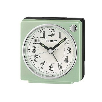 seiko SK037 精工鐘 (QHE197M) 嗶嗶鬧鈴小型鬧鐘/6.6X6.6cm｜樂天領券現折★全館特惠中★指定刷卡回饋10%