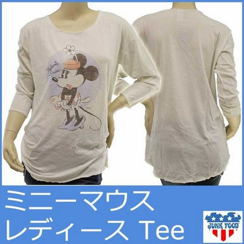 ジャンクフード Tシャツ レディース ロンt ラグラン 七分袖 ミニーマウス Disney ディズニー 長袖 白 ホワイト Junk Food Raglan Wd816 Junkfood 1048 通販 Lineポイント最大0 5 Get Lineショッピング